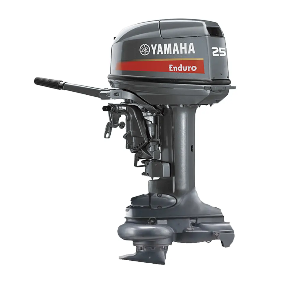 Yamaha 25HP Enduro outboard motor for fishing, commercial boats, and marine transportation